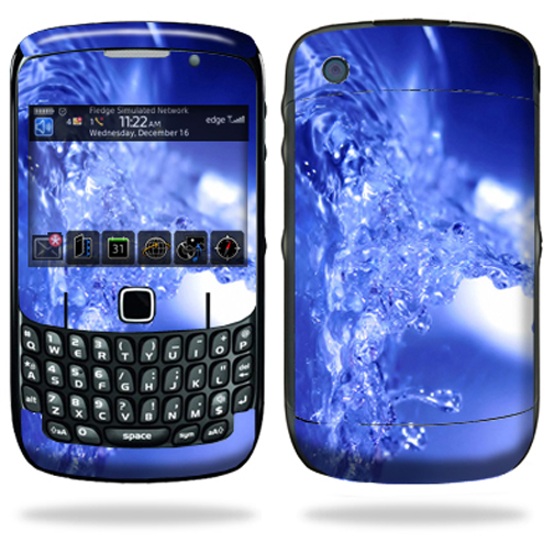 Skin Decal Wrap for Blackberry Curve 8500, 8520, 8530 Green Leaf