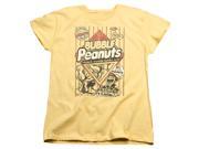 Dubble Bubble Bubble Peanuts Womens Short Sleeve Shirt