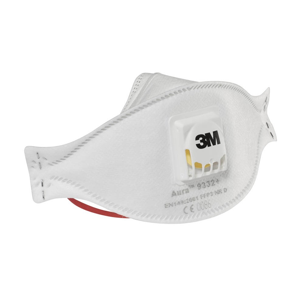 3M Aura Ffp3 Valved Disposable Dust Mask 9332+