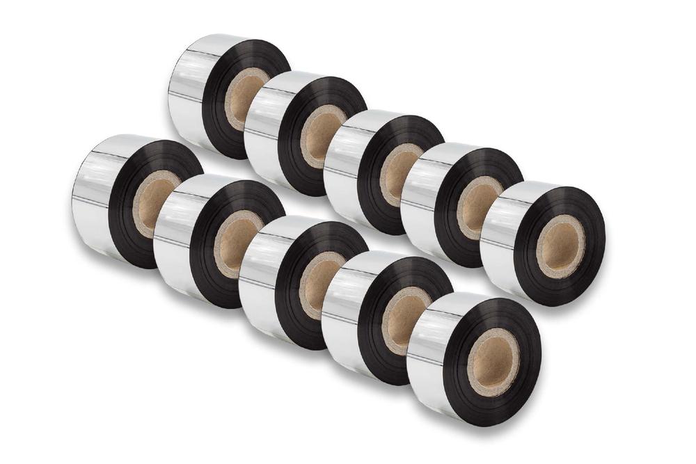 Vhbw 10x Thermo-Folie Thermotransferband Schwarz 30mm Für Fax Drucker Citizen 2001, 4081, 4121, 631