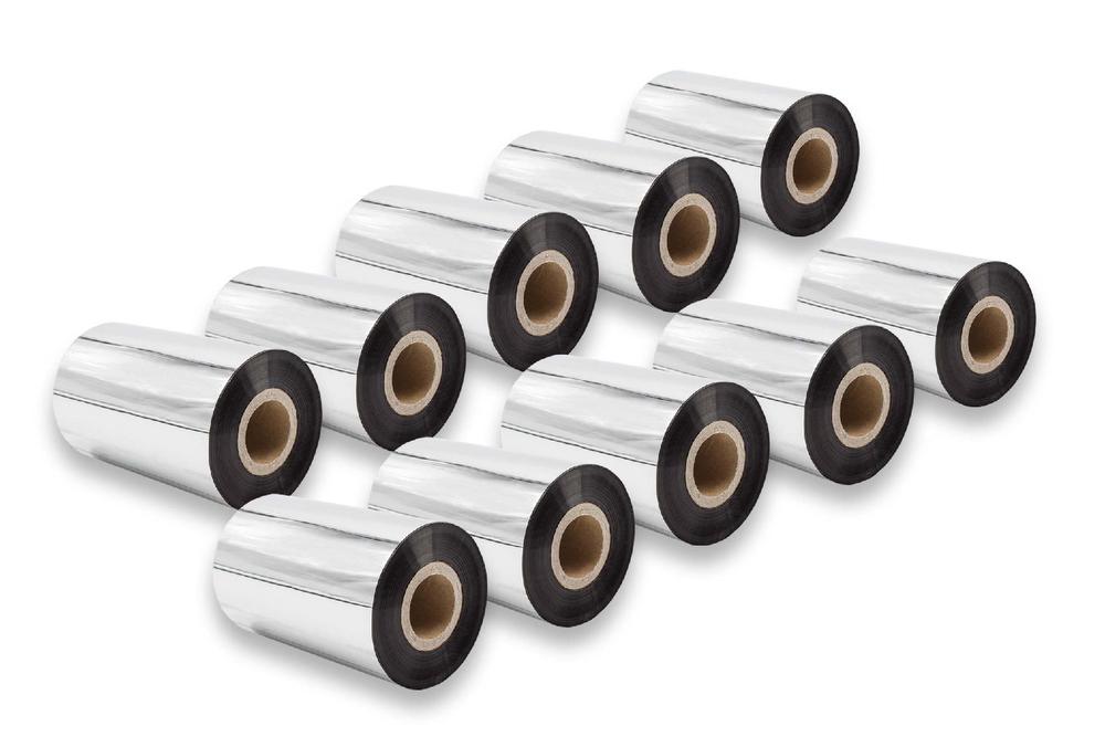 Vhbw 10x Thermo-Folie Thermotransferband Schwarz 100mm Für Fax Drucker Citizen 2001, 4081, 4121, 63