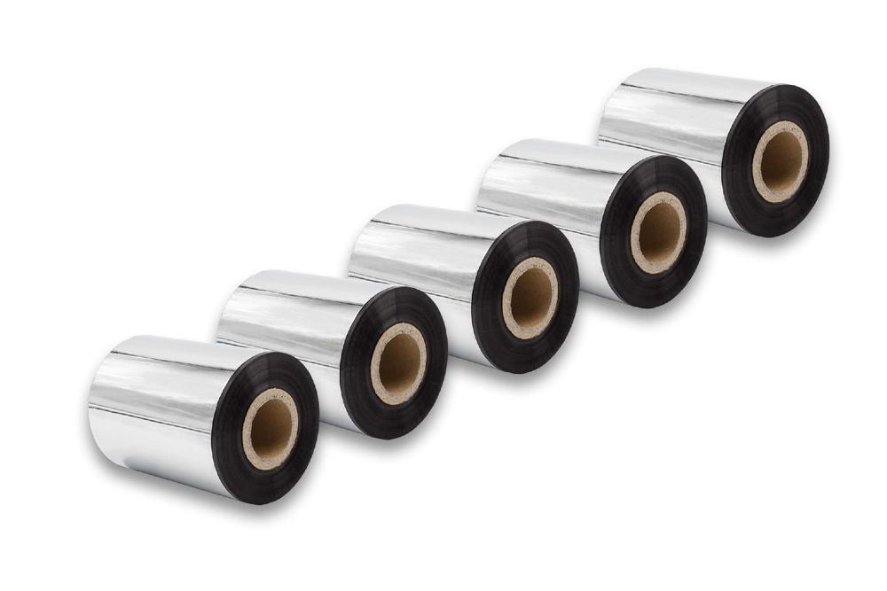 Vhbw 5x Thermo-Folie Thermotransferband Schwarz 80mm Für Fax Drucker Citizen 2001, 4081, 4121, 631,