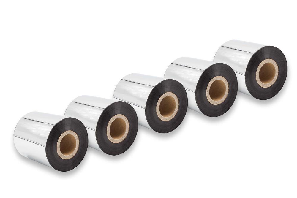 Vhbw 5x Thermo-Folie Thermotransferband Schwarz 70mm Für Fax Drucker Citizen 2001, 4081, 4121, 631,