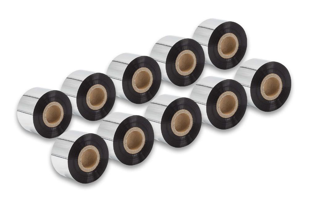 Vhbw 10x Thermo-Folie Thermotransferband Schwarz 40mm Für Fax Drucker Citizen 2001, 4081, 4121, 631