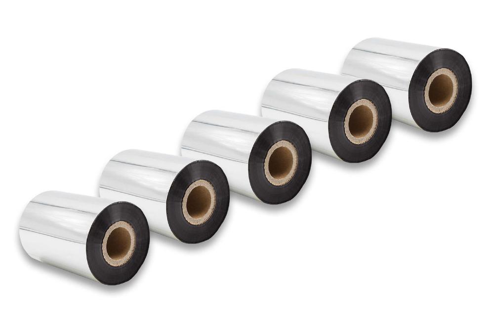 Vhbw 5x Thermo-Folie Thermotransferband Schwarz 90mm Für Fax Drucker Citizen 2001, 4081, 4121, 631,