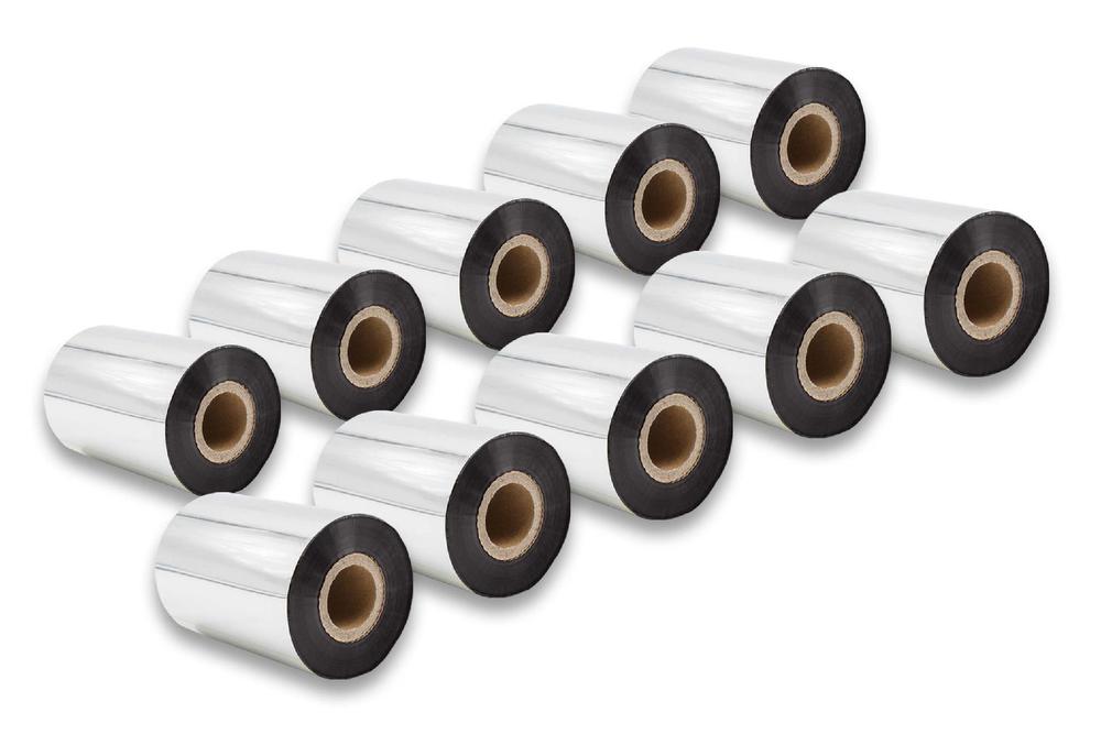 Vhbw 10x Thermo-Folie Thermotransferband Schwarz 90mm Für Fax Drucker Citizen 2001, 4081, 4121, 631