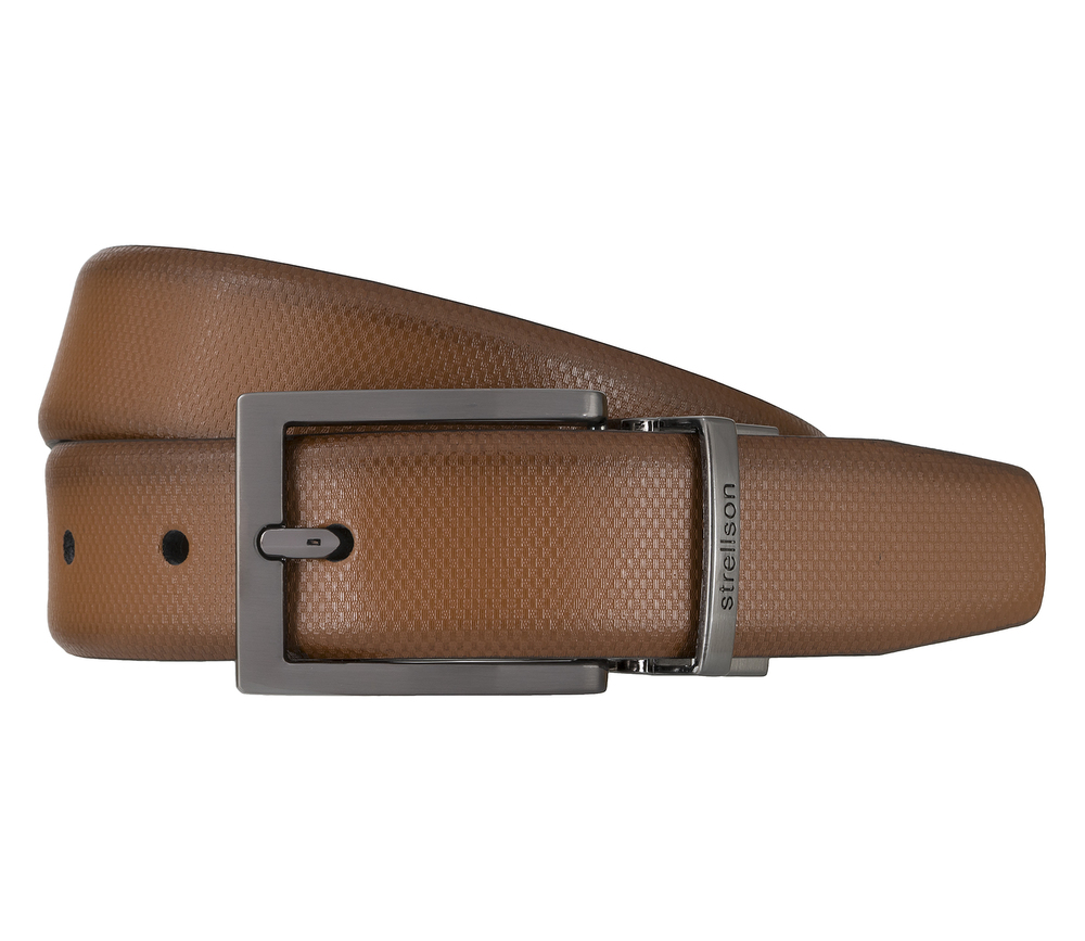 Strellson Gürtel Herrengürtel Ledergürtel Wendegürtel Cognac 7950
