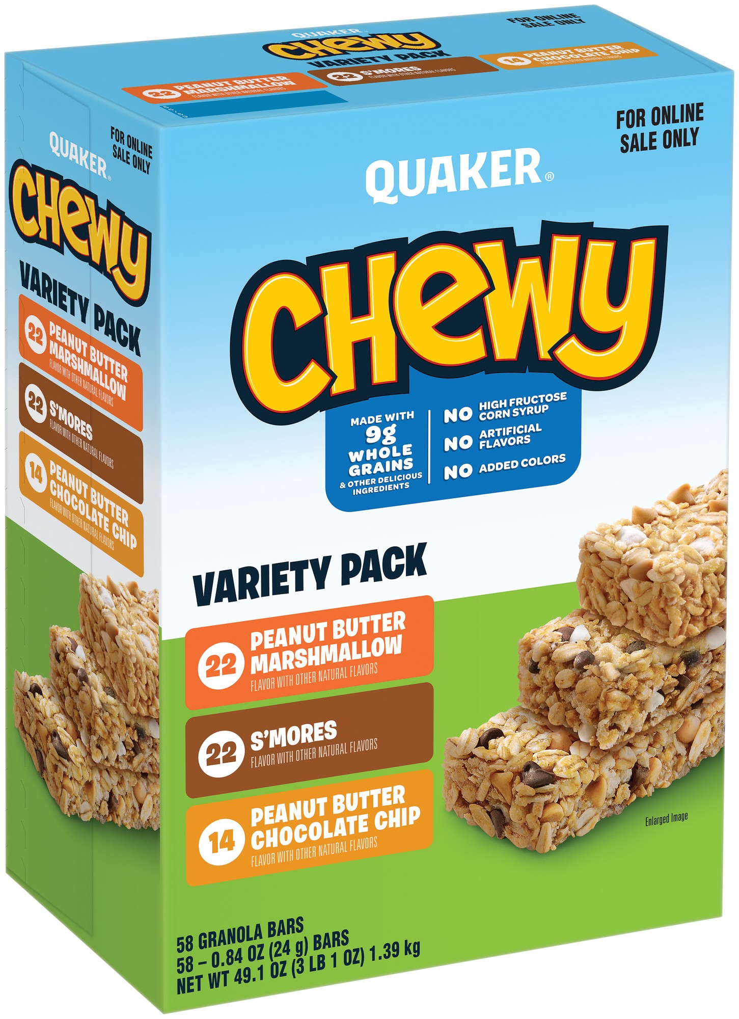 quaker chewy granola bars barcode