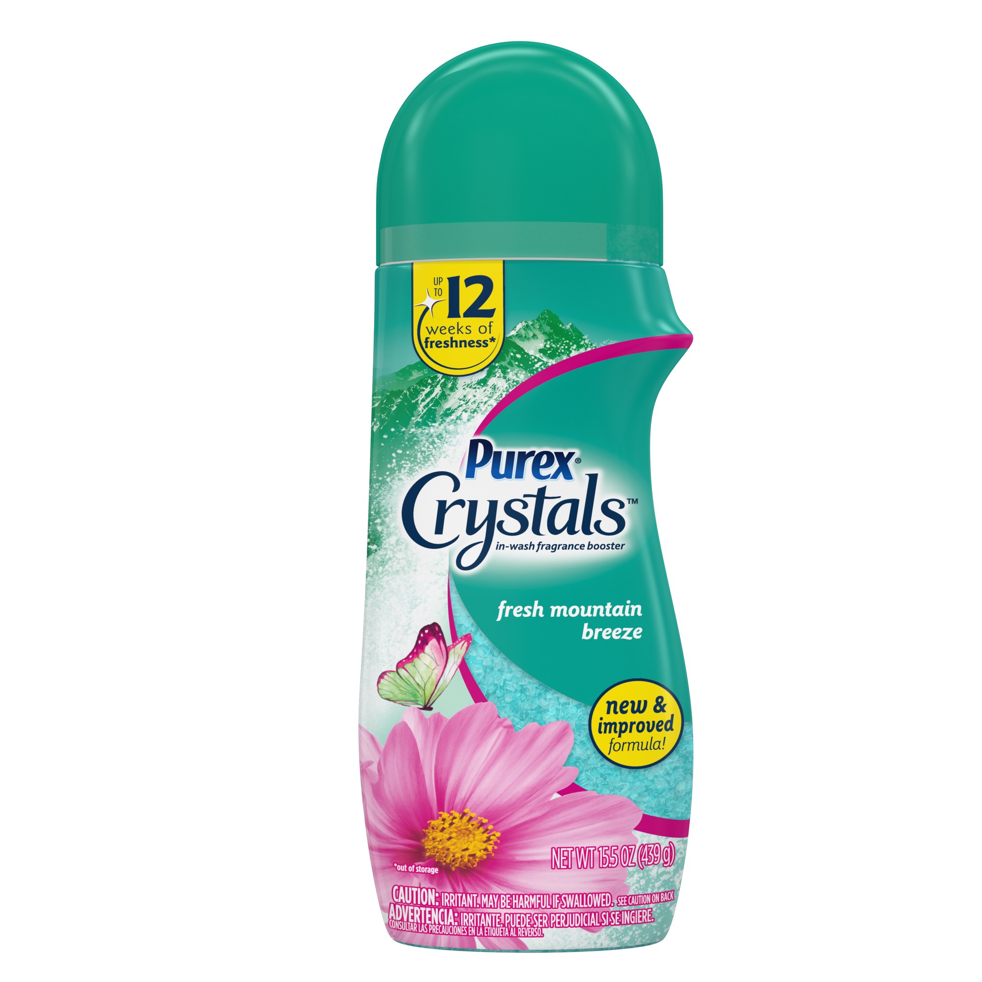 Purex Crystals in-Wash Fragrance and Scent Booster  Fresh Mountain Breeze  15.5 Ounce