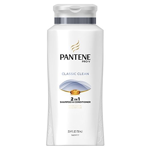 3 Pack Pantene Pro-V 2-in-1 Classic Clean Shampoo + Conditioner 25.4 Oz Each