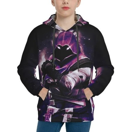 Valoranta Omen Youth Hoodies 3D Print Pullover Hooded Sweatshirt Unisex Casual Sweater Tops Blouse Long Sleeve Kids Hoodie X-Large
