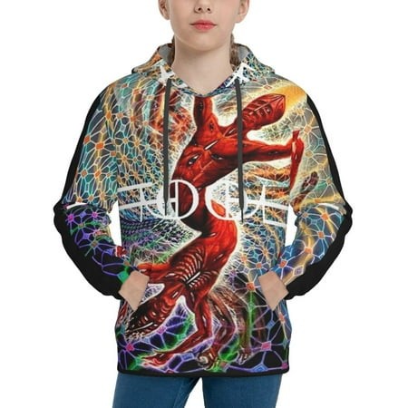 Tool Band Youth Hoodies 3D Print Pullover Hooded Sweatshirt Unisex Casual Sweater Tops Blouse Long Sleeve Kids Hoodie X-Large