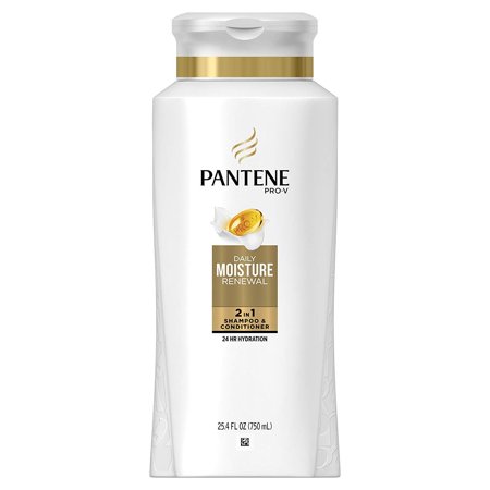 Pantene Pro-V Daily Moisture Renewal 2in1 Shampoo and Conditioner 25.4 Fl Oz - Moisturizing 2 in 1 Shampoo and Conditioner