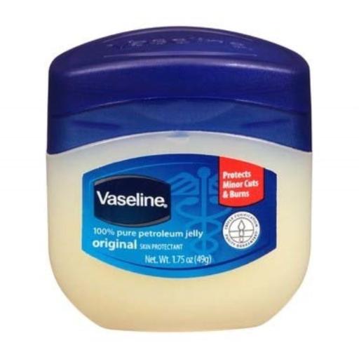 Vaseline 100% Pure Petroleum Jelly  1.75 Oz / 49 Gr Jars (Pack of 6)
