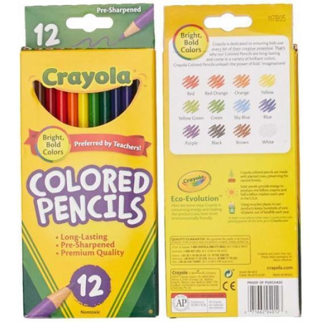 Crayola 68-4012 Colored Pencils  12-count  Pack of 2  Assorted Colors