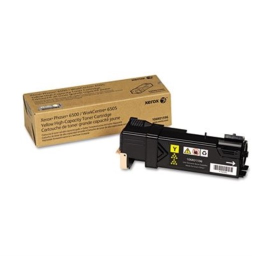 XEROX 106R01596 Yellow High Capacity Toner Cartridge for Phaser 6500/WC 6505