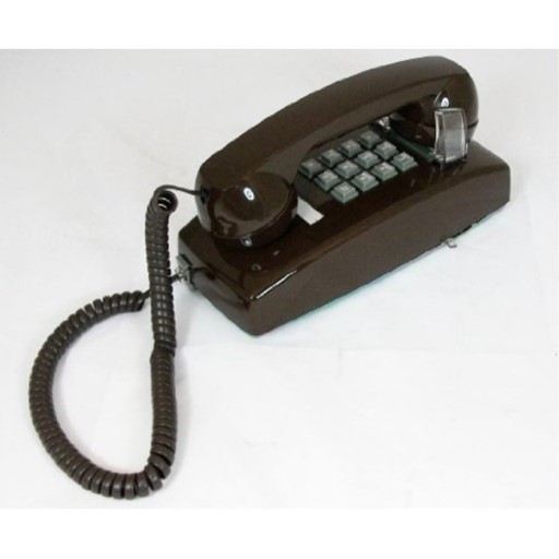 Cortelco Itt-2554-v-br 255445-vba-20m Wall W/ Volume - Brown