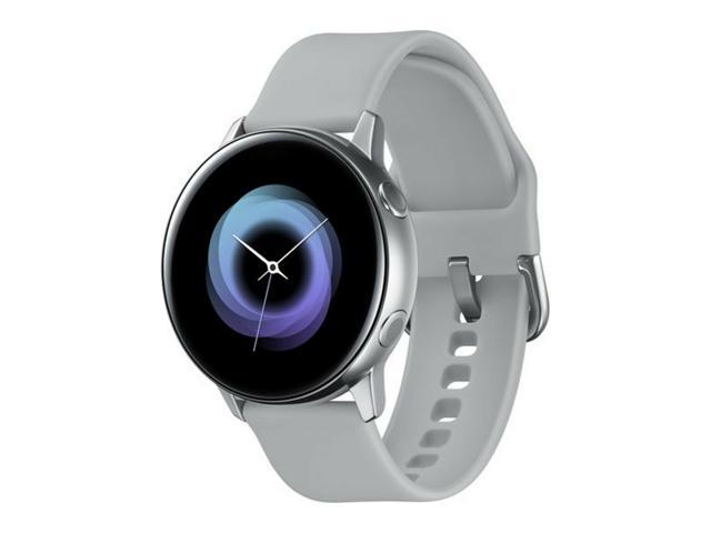 Samsung Galaxy Watch Active SM-R500 (1.1' Display, 20mm Band) 4GB Tizen OS Bluetooth Smartwatch - Silver