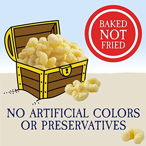 Pirate's Booty Aged White Cheddar Cheese Puffs, Gluten Free, Kids Snacks, 1 Oz. Individual Snack Bags (6 Count) thumbnail
