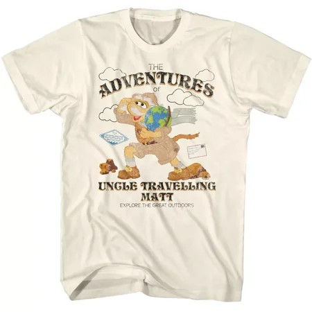 Fraggle Rock Adventures of Uncle Traveling Matt T Shirt Explore the Great
