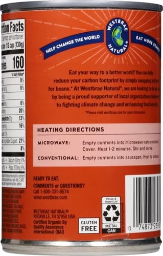 Westbrae Natural Organic Baked Beans 16 Oz thumbnail