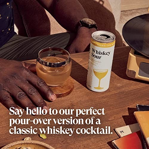 SPIRITLESS Whiskey Sour, Non-Alcoholic Pour-Over Cans, Ready to Drink Mocktail or Cocktail Mixer, Vegan, 35 Calories, 8.45 Fl Oz Cans (12 Pack) thumbnail