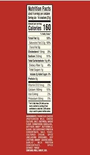 Nabisco Sargento Parmesan & Oregano Cheese Crackers - (Pack of 2) thumbnail