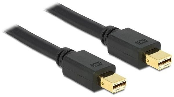 DeLOCK 83472 DisplayPort Cable 0.5 M Mini DisplayPort Black