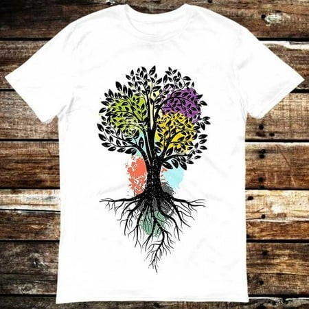 Tree Nature Life Planet Green Earth Sun Moon T Shirt Meme Gift Shirt Funny Tee Vintage Style Aesthetic Unisex Gamer Cult Movie Music 6222