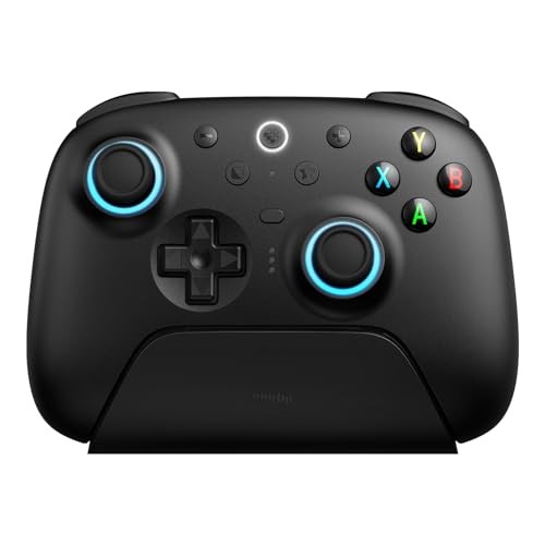 8BitDo - Ultimate 2 Bluetooth Wireless Controller with Hall Effect Triggers, TMR Joysticks and Integrated Charging Dock - Black