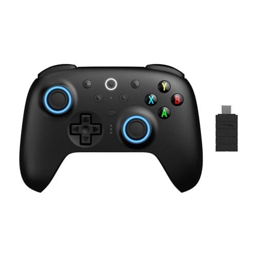 8BitDo - Ultimate 2 Bluetooth Wireless Controller with Hall Effect Triggers, TMR Joysticks and Integrated Charging Dock - Black thumbnail