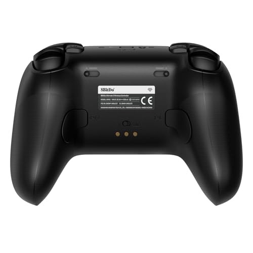 8BitDo - Ultimate 2 Bluetooth Wireless Controller with Hall Effect Triggers, TMR Joysticks and Integrated Charging Dock - Black thumbnail