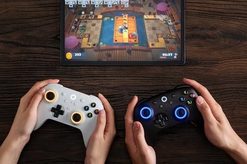 8BitDo - Ultimate 2 Bluetooth Wireless Controller with Hall Effect Triggers, TMR Joysticks and Integrated Charging Dock - Black thumbnail