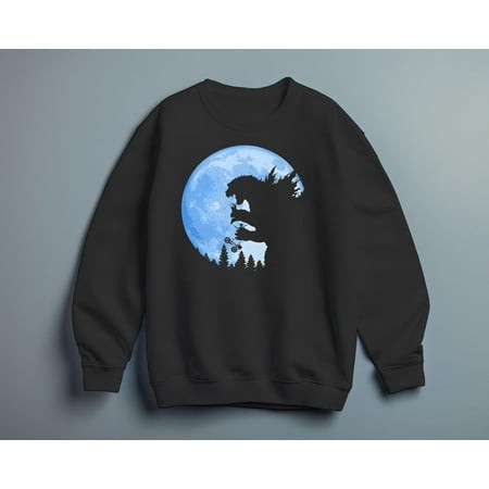 Godzilla Vs E.T. ET Extraterrestrial Movie TOKYO Kids Funny Black T-shirt 9335