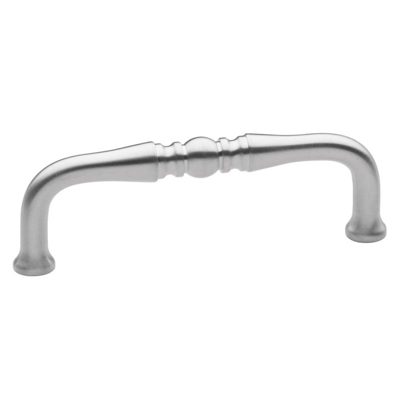 Baldwin 4964 Estate 4 Inch Center to Center Handle Cabinet Pull Satin Chrome Cabinet Hardware Pulls Handle