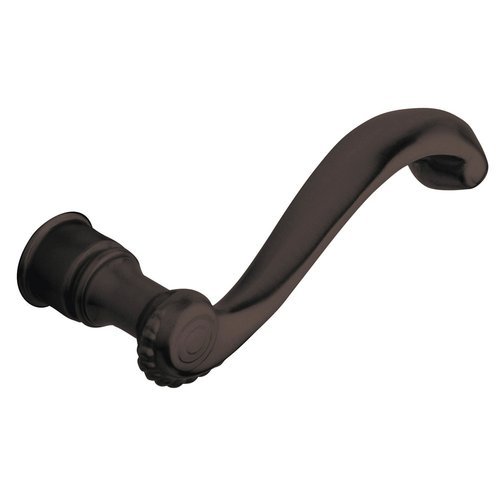 Baldwin 5104 Pair of 5104 Estate Rope Levers Without Rosettes Locking/Latching Mechanism Purchased Separately Oil Rubbed Bronze Hardware Accessories