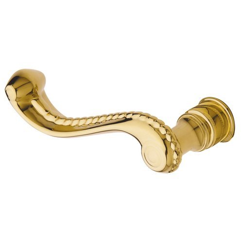 Baldwin 5104.LMR Single Left Hand Estate Lever Minus Rosettes Non-Lacquered Brass Hardware Accessories and Parts Door Hardware Parts Door Handles thumbnail