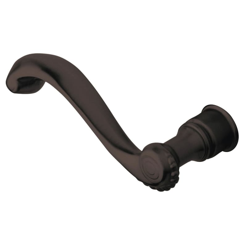 Baldwin 5104.LMR Single Left Hand Estate Lever Minus Rosettes Oil Rubbed Bronze Hardware Accessories and Parts Door Hardware Parts Door Handles