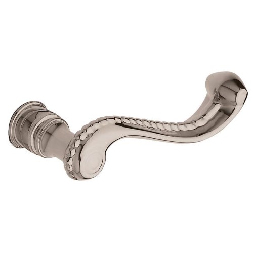 Baldwin 5104.RMR Single Right Hand Estate Lever Minus Rosettes Lifetime Polished Nickel Hardware Accessories and Parts Door Hardware Parts Door