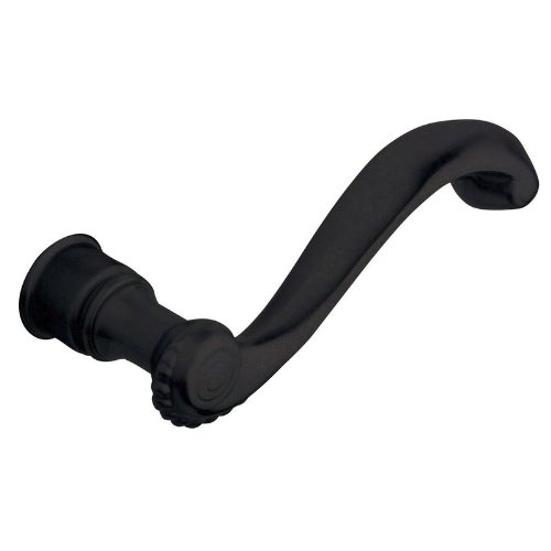 Baldwin 5104.RMR Single Right Hand Estate Lever Minus Rosettes Distressed Oil Rubbed Bronze Hardware Accessories and Parts Door Hardware Parts Door