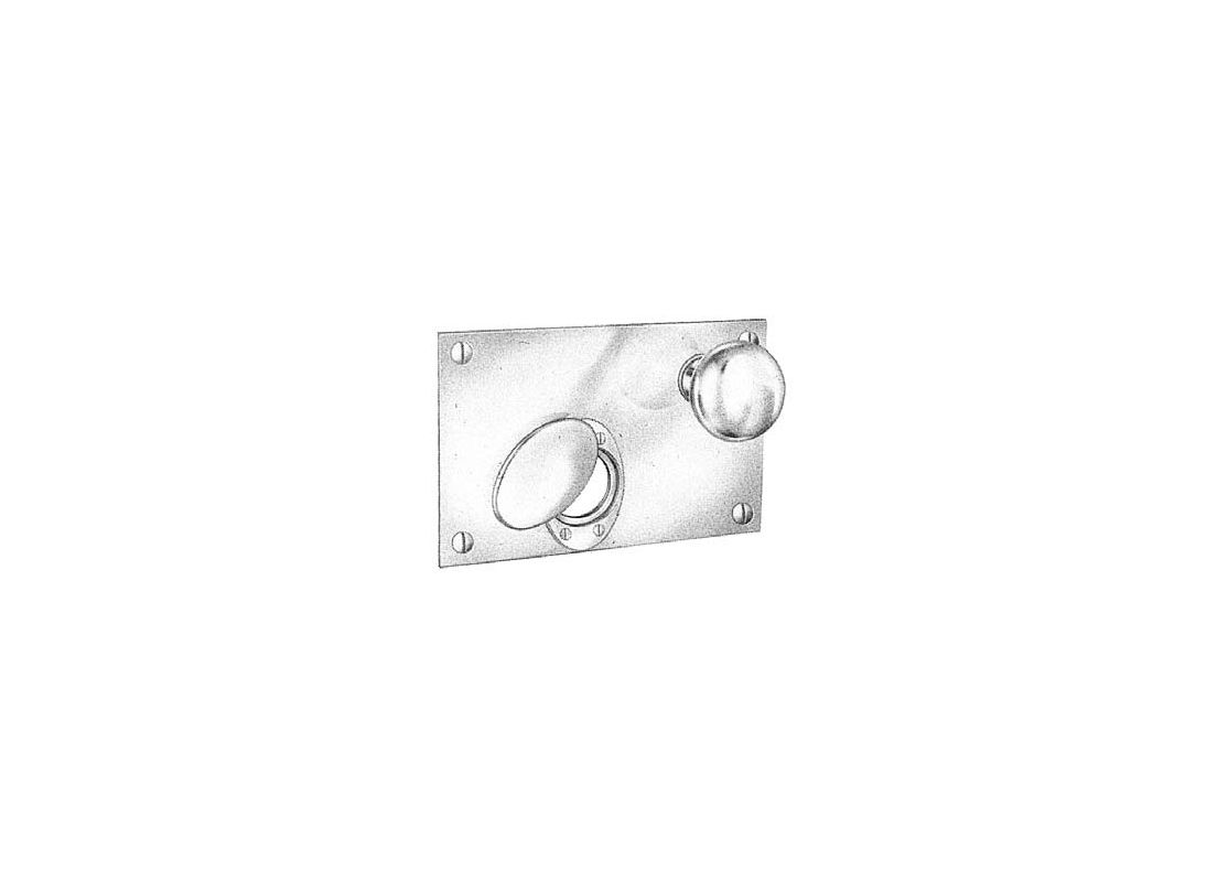 Baldwin 5674.LSKC Left Handed Exterior Lock Plate for 5704 Rim Lock Oil Rubbed Bronze Hardware Accessories and Parts Door Hardware Parts Lock Plates