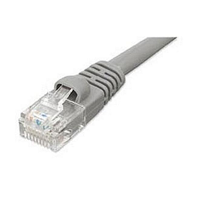 Ziotek 119 7263 CAT6 Patch Cable- with Boot 2ft- Gray