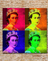 Pop Art - Queen Elizabeth II: Notebook/Journal - 8x10 College Ruled - 200 Pages Buckskin Creek Journals Author