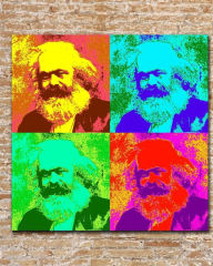 Pop Art - Karl Marx: Notebook/Journal - 8x10 College Ruled - 200 Pages Buckskin Creek Journals Author