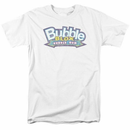 Dubble Bubble Bubble Blox T Shirt Mens Licensed Bubble Gum Candy White