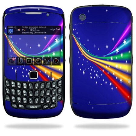 Skin Decal Wrap Compatible with Blackberry Curve 8500 8520 8530 Rainbow Twist