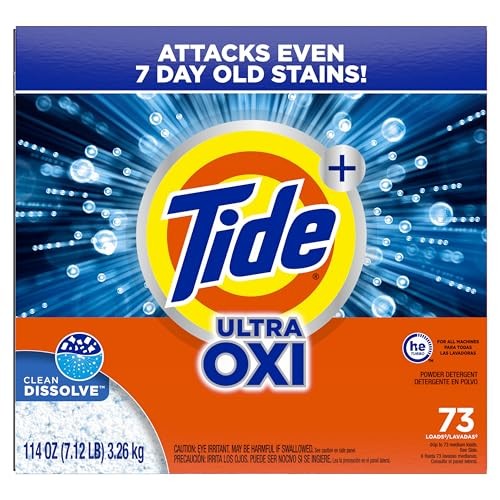 Tide Laundry Detergent Plus Ultra Oxi Powder  73 Loads  114 Oz thumbnail