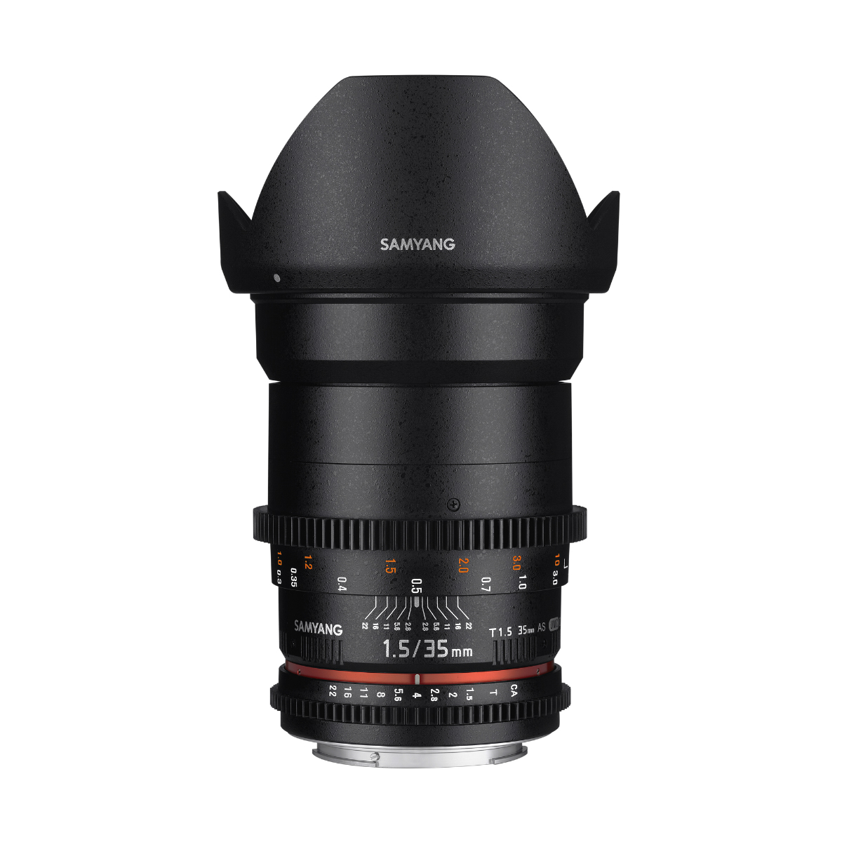 Samyang 35mm T1.5 as UMC VDSLR II Lenses for Canon