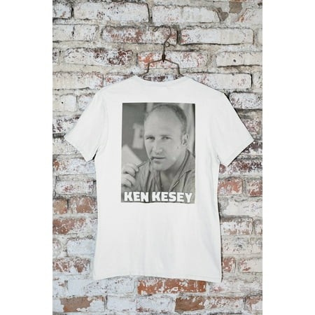 Ken Kesey T-shirt One Flew Over the Cuckoo S Nest American 1960s Counter Culture Writer Merry Pranksters Beat Generation Oregon Writer Shirt
