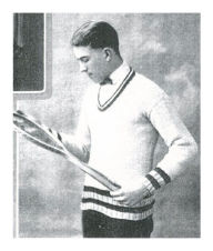 PATTERN #1229 the HURLEY SWEATER VINTAGE KNITTING Princess of Patterns Author